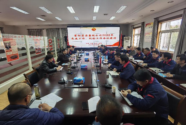 公司召開會(huì)議傳達(dá)集團(tuán)公司黨建工作、紀(jì)檢工作會(huì)議精神