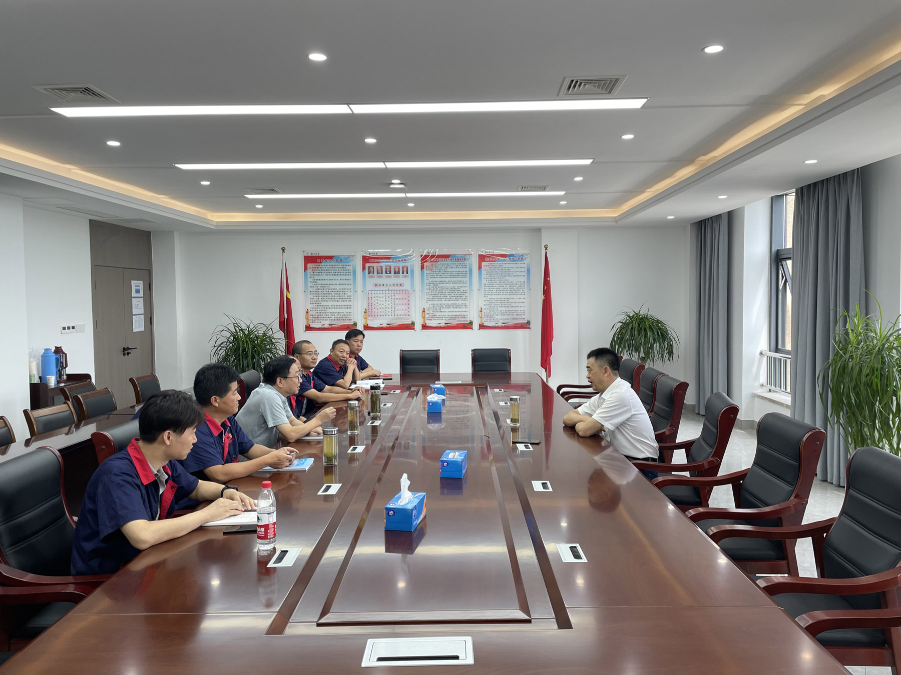 集團(tuán)公司黨委委員、總工程師周俊到公司調(diào)研 