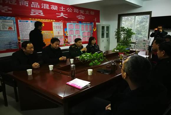 銅官區(qū)區(qū)委常委、人武部到商品混凝土公司開展專項督導(dǎo)工作